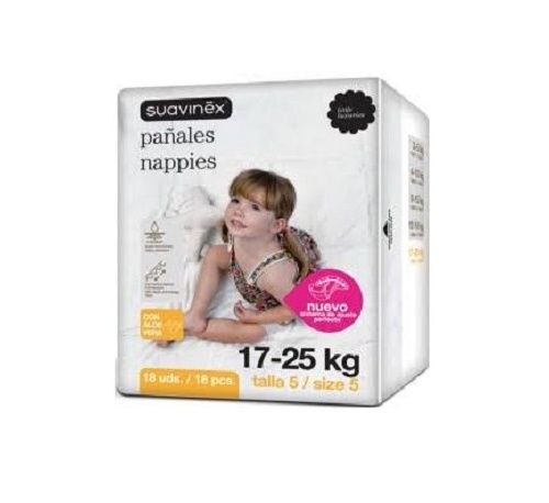 Suavinex pañal infantil (junior 17 a 25 kg 18 u)