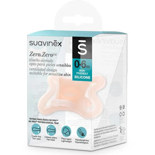 Suavinex Chupete ZERØ.ZERØ™ Tetina Fisiológica Sx Pro 0-6 meses