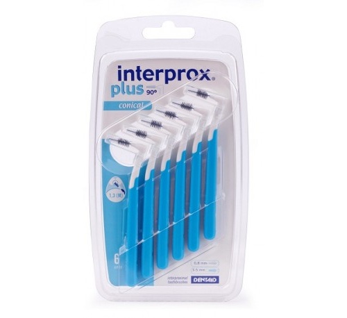 CEPILLO ESPACIO INTERPROXIMAL - INTERPROX PLUS (CONICO 6 U)