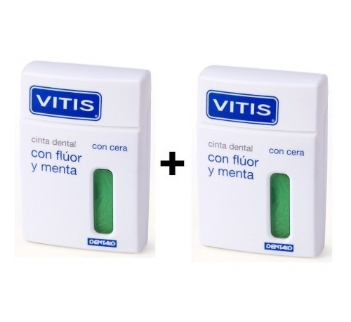 Vitis seda dental con fluor y menta  50 m 2 unidades