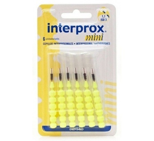 CEPILLO ESPACIO INTERPROXIMAL - INTERPROX (MINI 6 U)