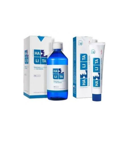 Halita con fluor pasta dentifrica + colutorio (pack 75 ml + 500 ml)