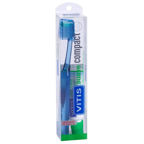Cepillo dental adulto - vitis compact (suave)