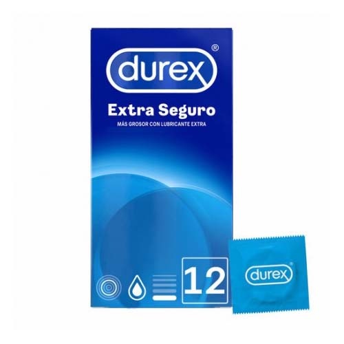 Durex extra seguro - preservativos (12 unidades)