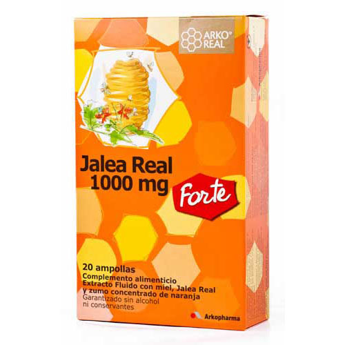 Arkoreal jalea real fresca forte 1000 amp bebibl (1000 mg 20 ampollas)
