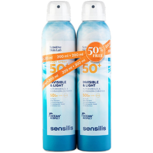 Sensilis Sun Fotoprotector Body Spray SPF 50+ Duplo 200ml