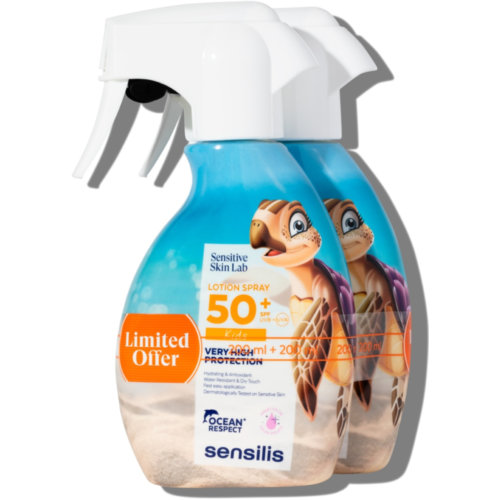 Sensilis Duplo Pediatrics Lotion Spray SPF50+ 200ml+200ml