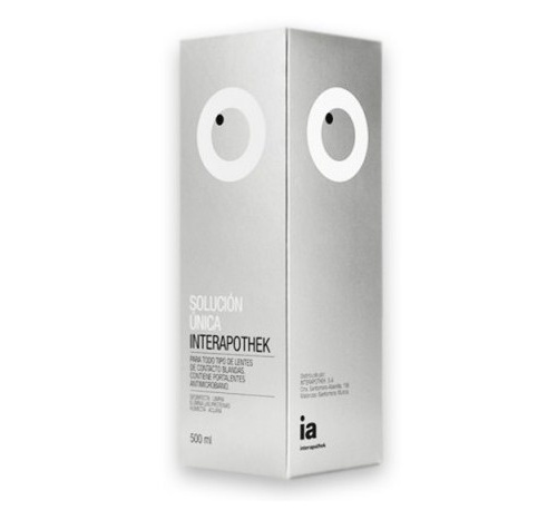INTERAPOTHEK LENTES DE CONTACTO BLANDAS - SOLUCION UNICA (250 ML 2 U)