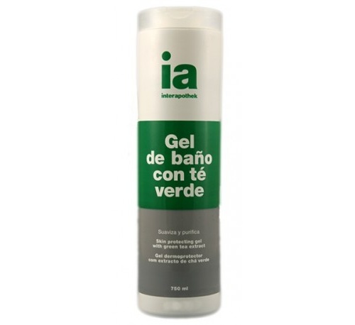 INTERAPOTHEK GEL DE BAÑO CON EXTO TE VERDE (750 ML)