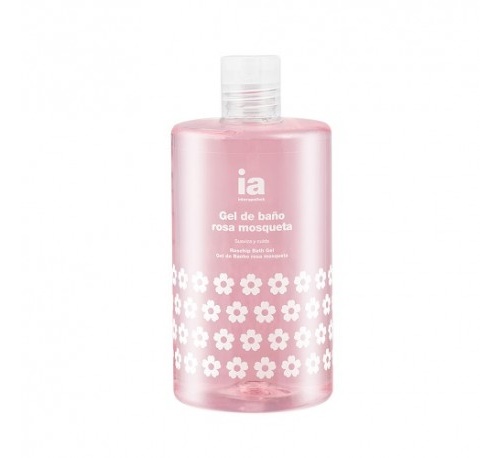 Interapothek gel de baño rosa mosqueta  1 envase 750 ml