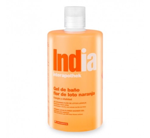 Interapothek gel de baño flor de loto (naranja 750 ml)