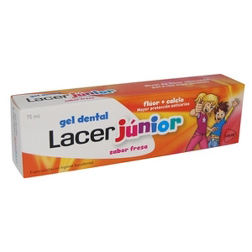 Lacer junior gel dental (75 ml fresa)