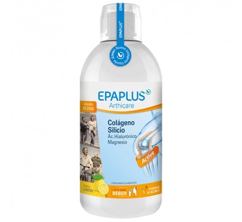 Epaplus colageno + hialuronico + magnesio (1 envase 1000 ml sabor limon)