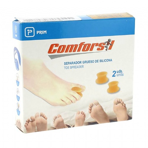 Separadores de dedos - comforsil silicona gruesos (2 unidades talla l cc218l)