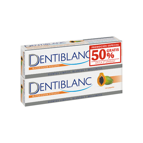 DENTIBLANC BLANQUEADOR INTENSIVO PASTA DENTAL (DUPLO 100 ML 2 U)