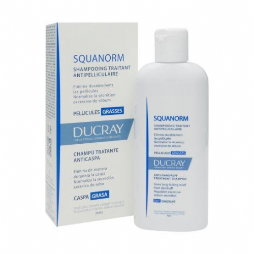 Squanorm champu tte anticaspa caspa grasa - ducray (200 ml)