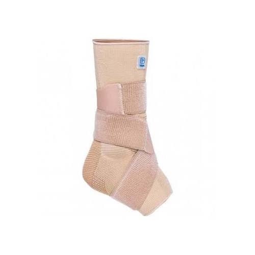 Tobillera elastica - prim aqtivo skin con almohadillas maleolares silicona y vendaje en 8 (t- s)