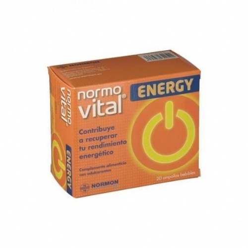 Normovital energy (20 ampollas bebibles)