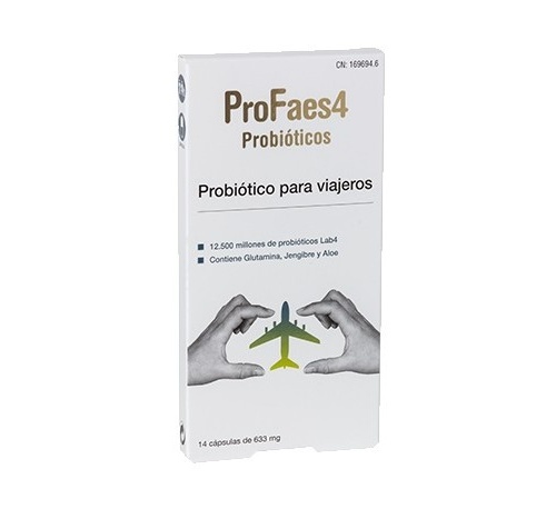 Profaes4 probiotico para viajeros (14 capsulas)