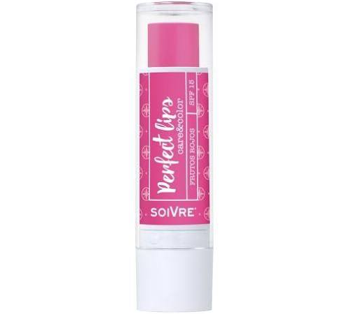 SOIVRE PERFECT LIPS FRUTOS ROJOS SPF15