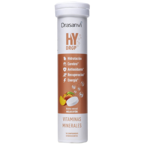 Drasanvi Hydrop Electrolitos Melocotón 18 Comp. Efervescentes