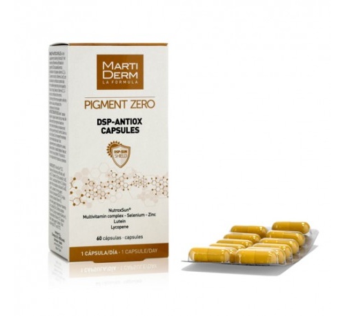 Martiderm pigment zero dsp-antiox (60 capsulas)