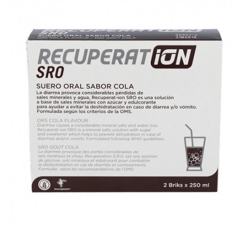 Recuperat-ion suero oral s.r.o. (250 ml 2 brik cola)