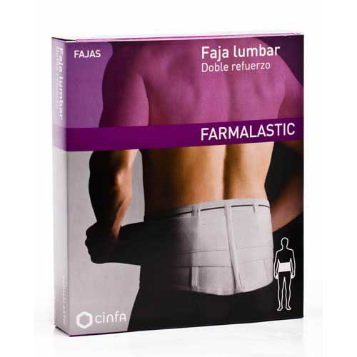 FAJA LUMBAR - FARMALASTIC DOBLE REFUERZO (T- 2)