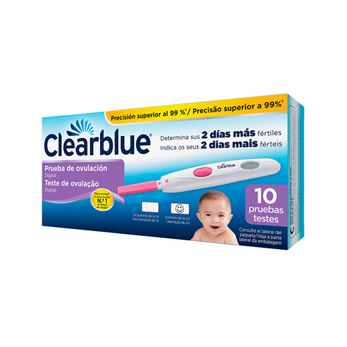 CLEARBLUE PRUEBA DIGITAL - TEST DE OVULACION (10 TIRAS)
