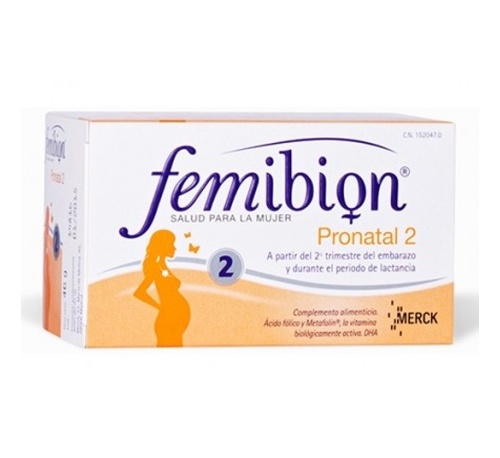 Femibion pronatal 2 (30 comp y 30 caps)