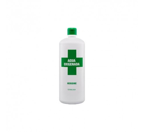 Agua oxigenada - heridine (3% 1 frasco 250 ml)