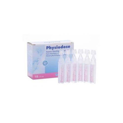 Physiodose suero fisiologico (monodosis 5 ml 18 u)