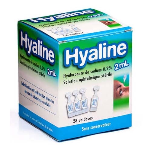 Hyaline solucion oftalmica esteril (2 ml 28 monodosis)