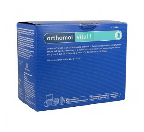 Orthomol vital f (granulado 15 raciones)