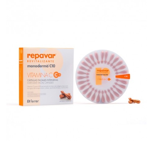 Repavar monoderma c10 revitalizante (28 capsulas)
