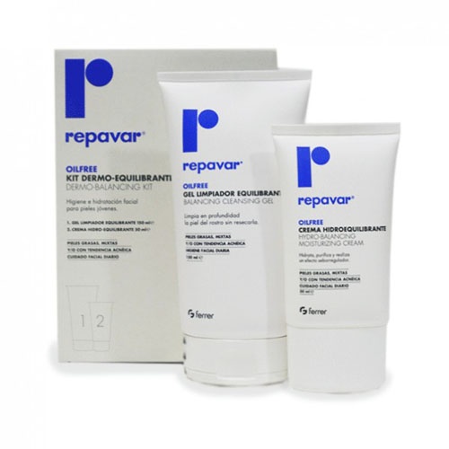 Repavar oilfree kit dermo equilibrante (50 ml + 150 ml)