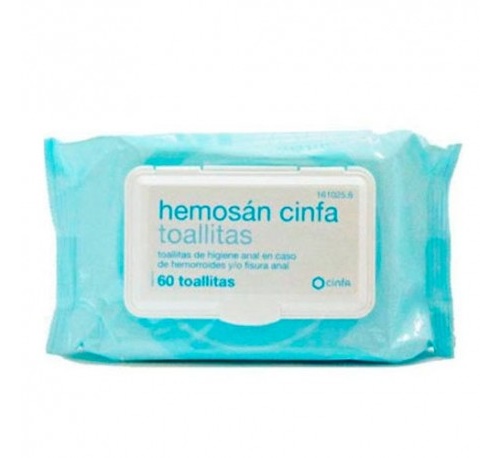 Hemosan cinfa toallitas (60 toallitas)