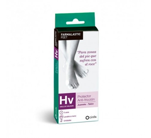 Protector juanete /talon - farmalastic feet anti-friccion (t unica)