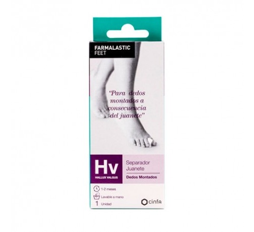 SEPARADOR DEDO JUANETE (HALLUS VALGUS) - FARMALASTIC (T UNICA)