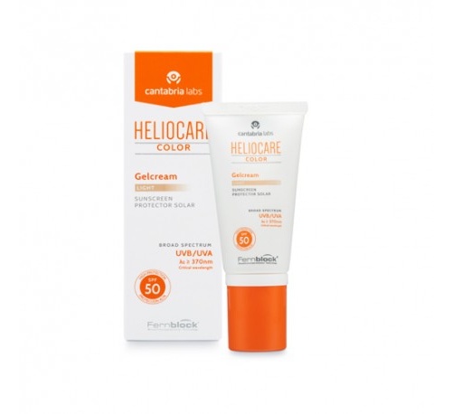 Heliocare color gelcream spf 50 protector solar (light 50 ml)