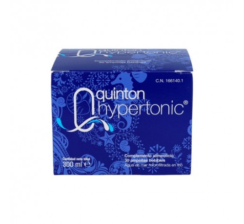 Quinton Hypertonic 30 Ampollas Bebibles