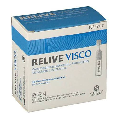 RELIVE VISCO ESTERIL GOTAS OFTALMICAS (0.4 ML 30 MONODOSIS)