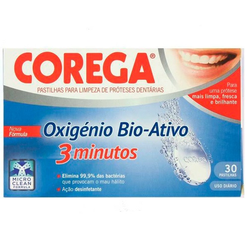 Corega oxigeno activo 30 tab