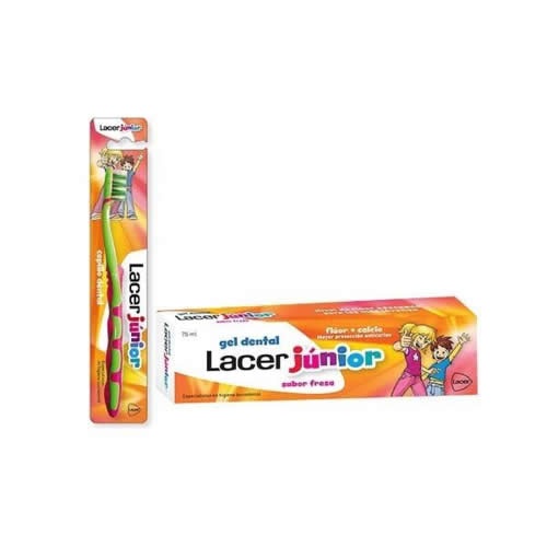 Kit gel dental lacer junior (50 ml fresa)