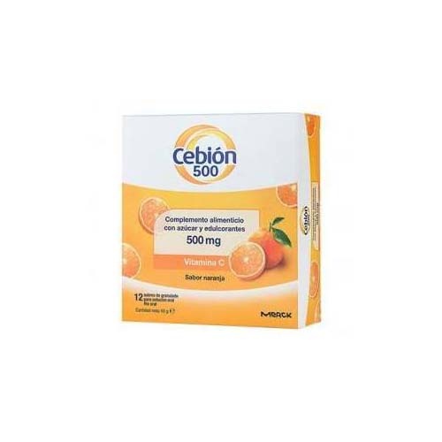 Cebion 500 granulado solucion oral (12 sobres)