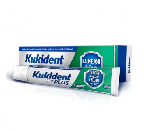 Kukident pro plus barrera anticomida  1 envase 40 g sabor fresco