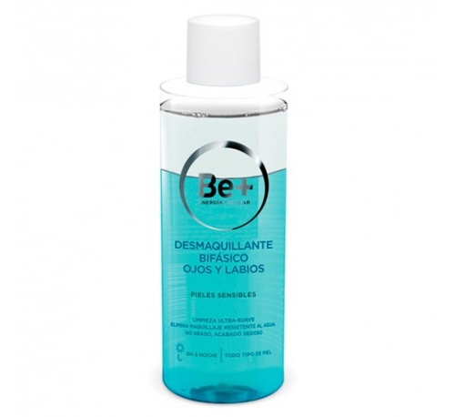 Be+ desmaquillante bifasico ojos y labios (1 envase 150 ml)