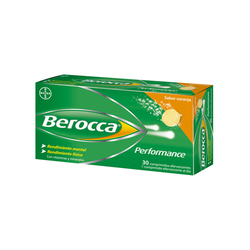 Berocca performance (naranja 30 comprimidos efervescentes)