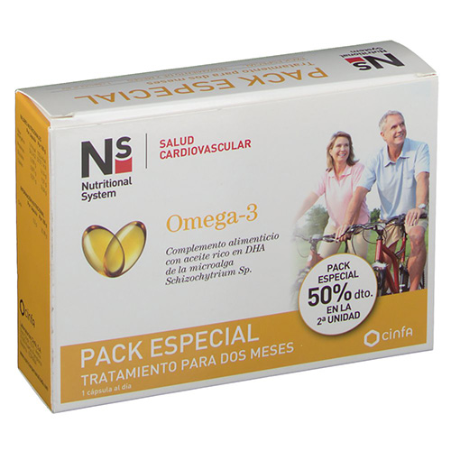 Ns omega 3 (30 capsulas duplo 2 envases)
