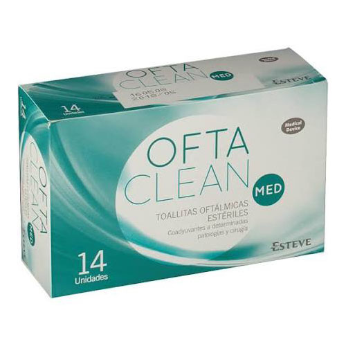 OFTACLEAN MED TOALLITAS ESTERILES DESECHABLES (14 TOALLITAS)